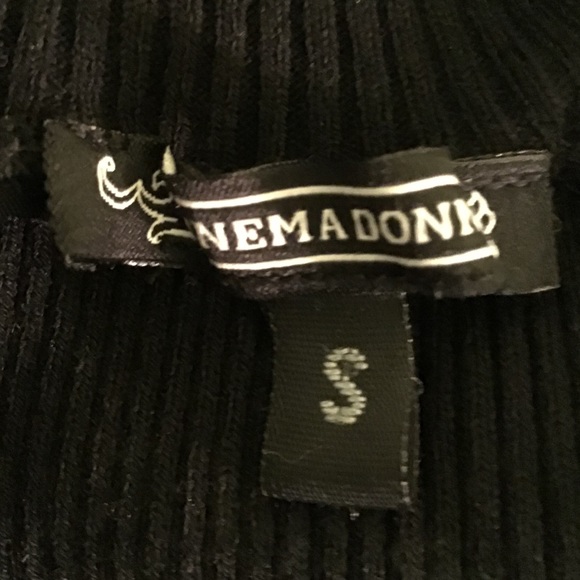 Cinema Donna brown/black dress, strings on sleeves - Picture 6 of 7